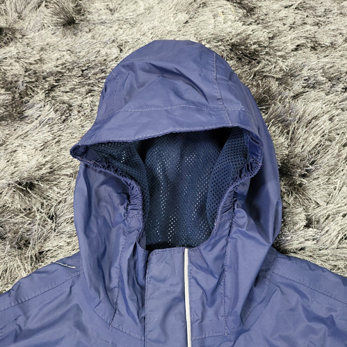 Columbia Windbreaker Jacket Kids XS (6-7) Blue Hooded Rain Omni-Tech Full-Zip - Picture 10 of 18