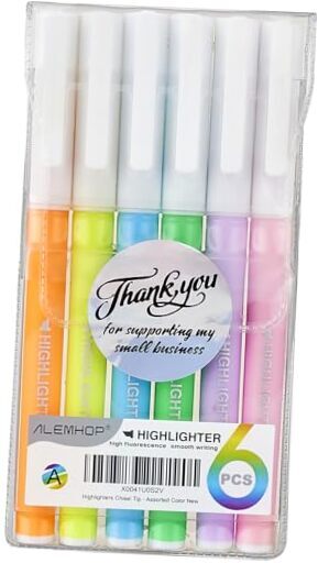 Highlighters - Chisel Tip, Assorted Colors, Fluorescent Highlighter Pen for-image