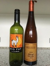 Leere Weinflaschen  2 Stück,  aus Chile und Deutschland