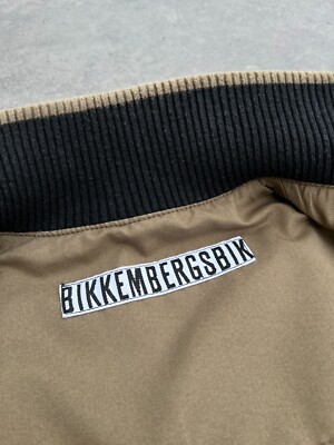 Rare Vintage Archive DIRK BIKKEMBERGS Zipped Bomber Jacket Beige