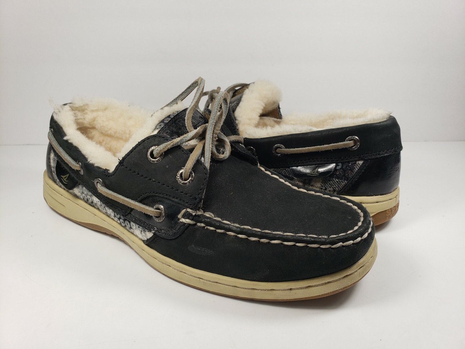 Sperry Top-Sider 2-Eye Fur Lined Boat 