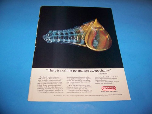 Conoco Continental Oil Company Original Print Ad from Magazine Vintage 1979 - 第 1/2 張圖片