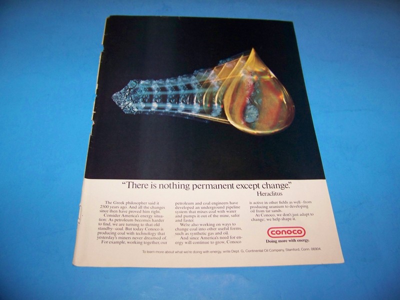 Conoco Continental Oil Company Original Print Ad from Magazine Vintage 1979