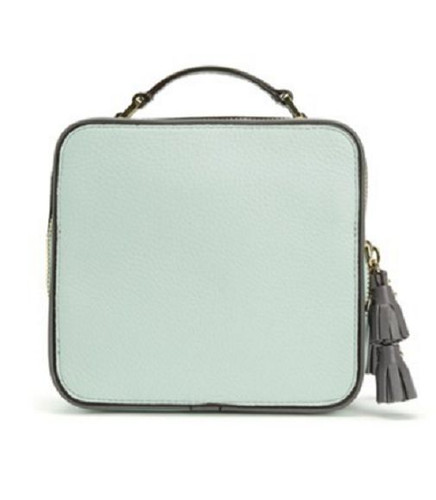 BORSA A TRACOLLA JUICY COUTURE CONTINENTAL COUTURE IN PELLE! Nuovo con etichette! AZURE MIST - Foto 6 di 12