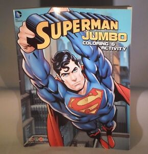 DC Comics SuperMan Jumbo Coloring & Activity Book M11 ...