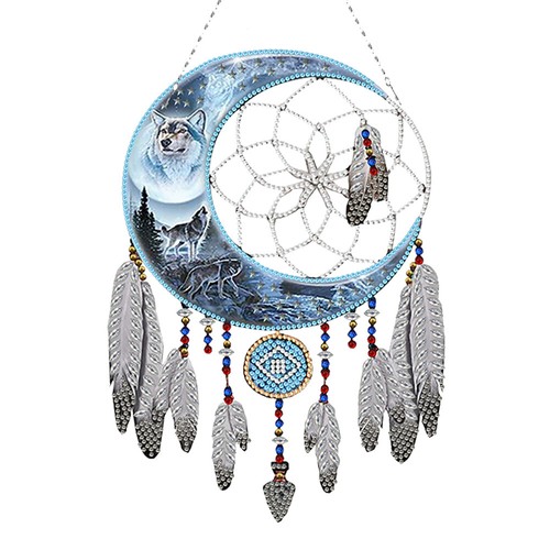 ENCOMAG Peinture Diamant En Forme De Cage à Oiseaux En Forme De Fleur à Suspendre - Art Mural 5D - Kit De Pendentifs En Cristal 5D Pour Décorations De Noël Sur Mur