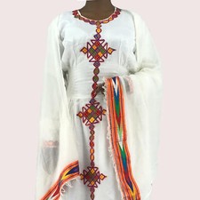 Ethiopian Dress, Habesha Kemis, Traditional Women's Clothes