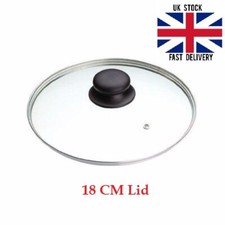 Tempered Glass Lid Designed High Quality Fit All Saucepans Frying Pans Dishes