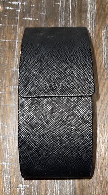 Parda Eyeglass Case with Black Velvet Lining. Prada Sunglass Eyeglass Case + Bundle with eSHADES Luxury  main image 4