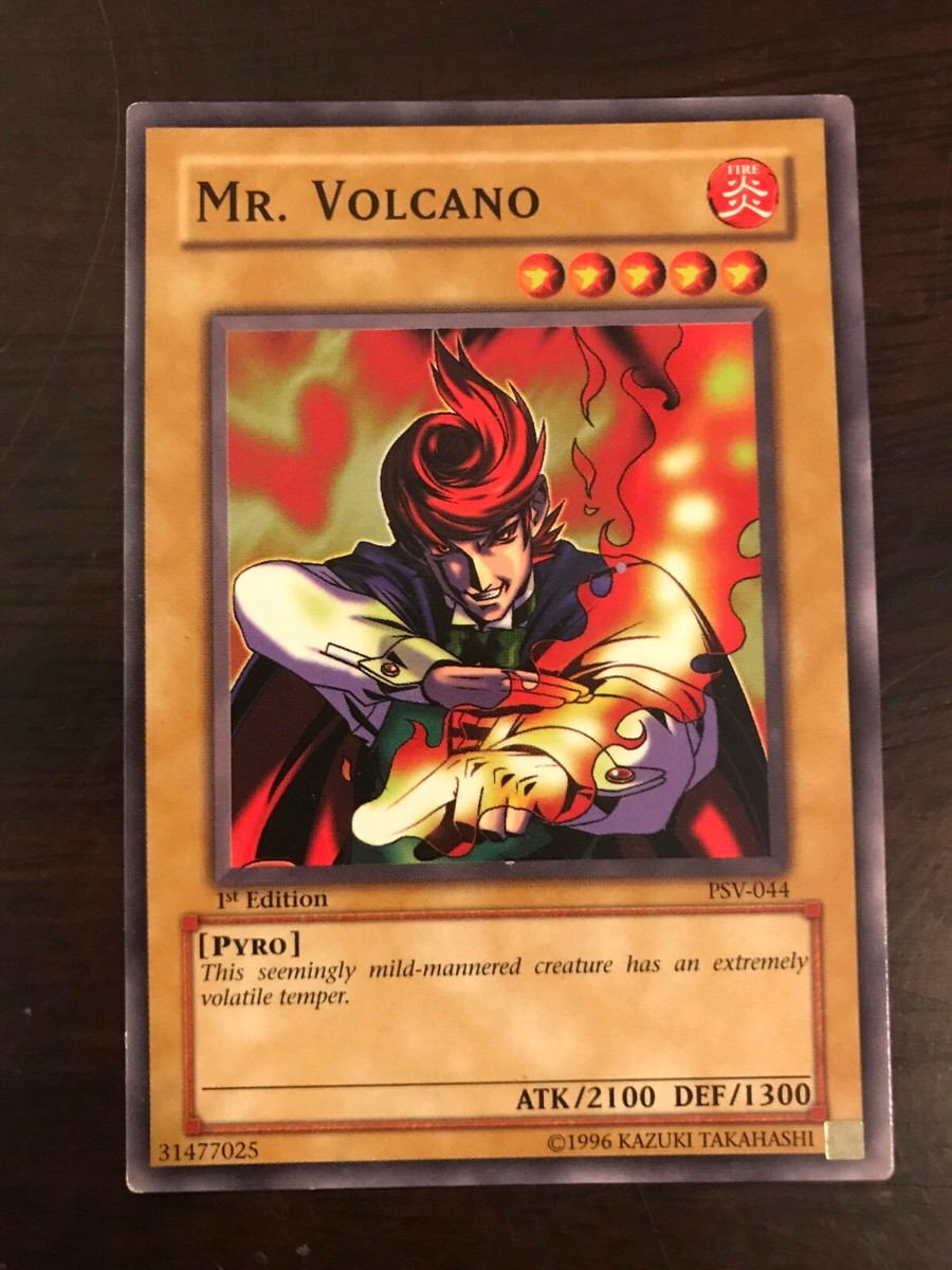 Yugioh: Mr. Volcano - PSV-044 - Pharaoh's Servant - Lightly Played