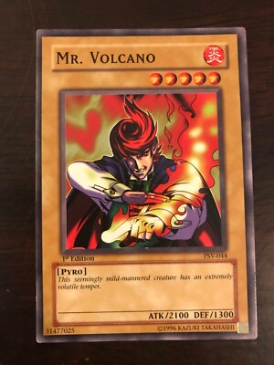 Yugioh: Mr. Volcano - PSV-044 - Pharaoh's Servant - Lightly Played