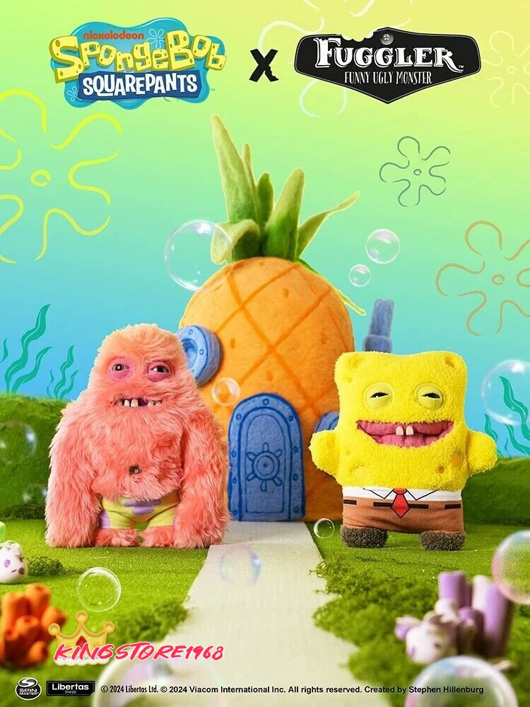 Fuggler Soft Plush Toys SpongeBob SquarePants Patrick Star Stuffed