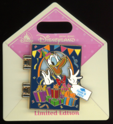 HKDL Hong Kong Donald Duck Birthday June 9 2021 LE 600 Hinged