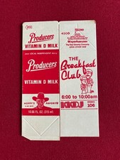 1965, Hopalong Cassidy, "Unused" Vitamin D Milk Carton Scarce / Vintage