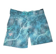 Columbia Board Shorts SZ 38 Realtree Mako Camo Print Swim Trunks Suit EUC Pfg