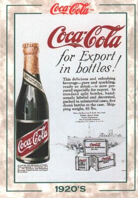 The Coca-Cola Collection Card - Series 2 USA No. 128 - Trivia Card 1994 ed. Ma...