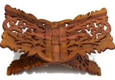 Holybook Holder Stand Unique Holidays Gift Rihal Rehal Rail Wooden Carved 15"x7"