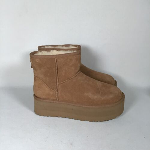 Botas UGG clásicas mini plataforma castaño para mujer 1134991 talla 9 - Imagen 6 de 16