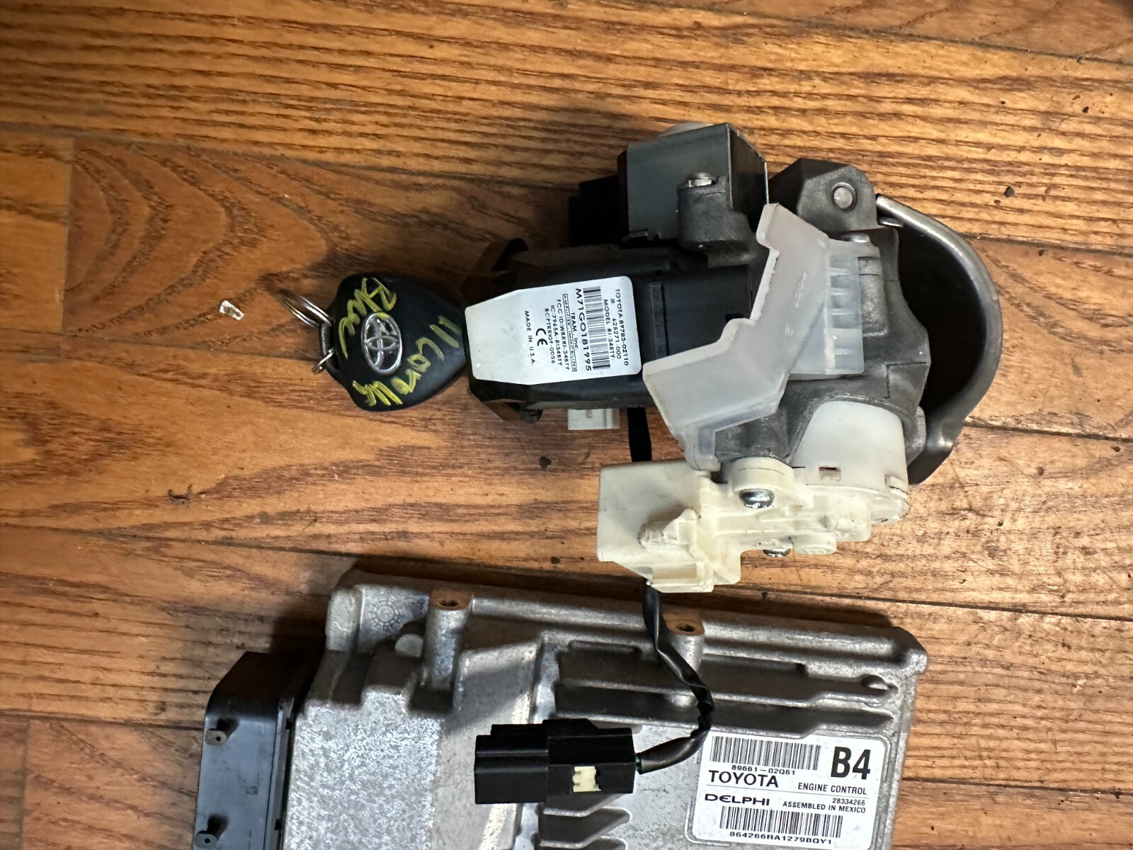Pcm Ignition Module 2011 TOYOTA COROLLA 1.8L OEM Engine Computer Module ECM Ignition Switch ...