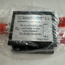 Andrew/Commscope S-2-CPUSE-L-Ni Low Power Splitter 555-2700 MHz NEW E27