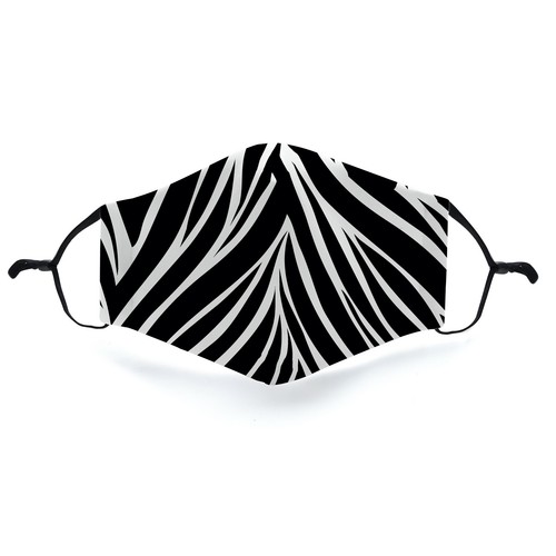 Wiederverwendbare bedruckte Gesichtsmaske mit austauschbaren PM2.5 Filtern Blumen Zebra Leopard - Bild 14 von 16