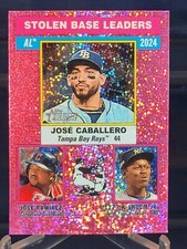 2025 Topps Heritage CHROME PINK SPARKLE REFRACTOR - PICK YOUR PLAYER/CARD