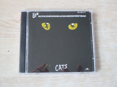 Cats Musical 2 CDs Box Deutsche Gesamtaufnahme Aus dem Hamburger Operettenhaus