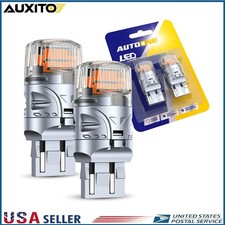 Autoone 7443 7440 Amber Led Front Turn Signal Light Bulbs No Hyper Flash Canbus