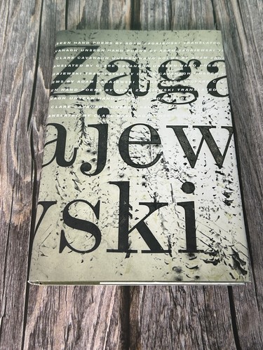 UNSEEN HAND: POEMS / ADAM ZAGAJEWSKI / FIRST EDITION 1ST PRINT HCDJ 2009 POLISH - Picture 4 of 9
