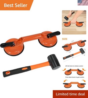 Floor Gap Fixer Tool for Laminate Floor Gap Repair Plank Grabber Includes Hea...