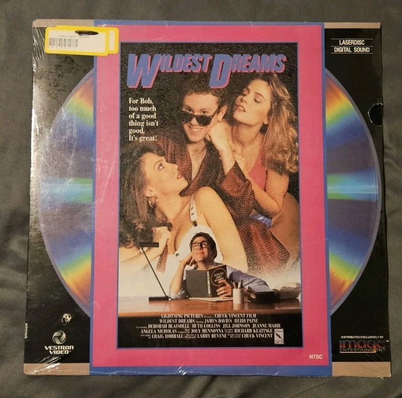 Wildest Dreams (Laserdisc) Brand New Sealed Rare Rated R Cult Laser Disc HTF