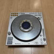 Technics SL-DZ1200 Silver Direct Drive DJ Turntable CD Player Tested from Japan