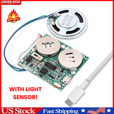 DIY Light Sensor Sound Module Micro USB Recordable Sound Chip 8M Memory Speaker