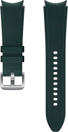 Samsung Galaxy Watch 4/5/5 Pro Hybrid Leather Band 20mm M/L Green