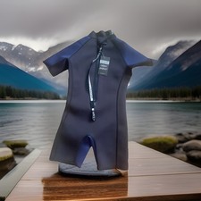 Dark Lightning Wetsuits Short Sleeve Kids Size M Super Stretchy Neoprene