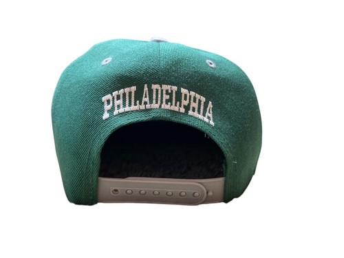 Philadelphia EAGLES NFL Dos Tonos Verde Gris Snapback Sombrero - Imagen 3 de 5