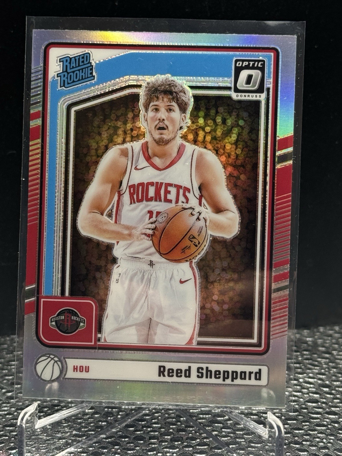 2024-25 Panini Donruss Optic - Rated Rookie Reed Sheppard #255 Holo Prizm (RC)