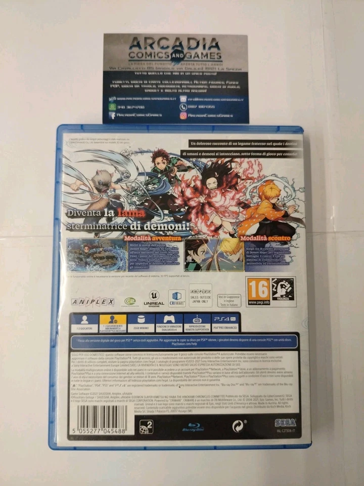 Demon Slayer The Hinokami Chronicles PlayStation 4 PS4 PlayStation 5 PS5, foto 2 di 5
