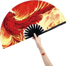 Large Folding Hand Rave Fan Popping Fan for Line Dancing Clacking Fans for Boots