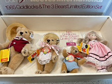 Steiff and Reeves International Goldilocks and The Three 3 Bears LE Set