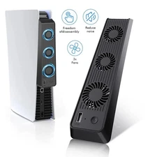 External Cooling Fan Cooler Game Accessories for PS5 PlayStation 5 Host Console