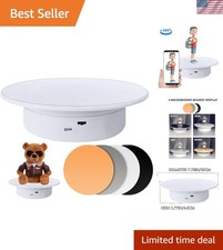 Display 360 Degree Electric Turntable,for Small Product Display, 7.87in Diame...