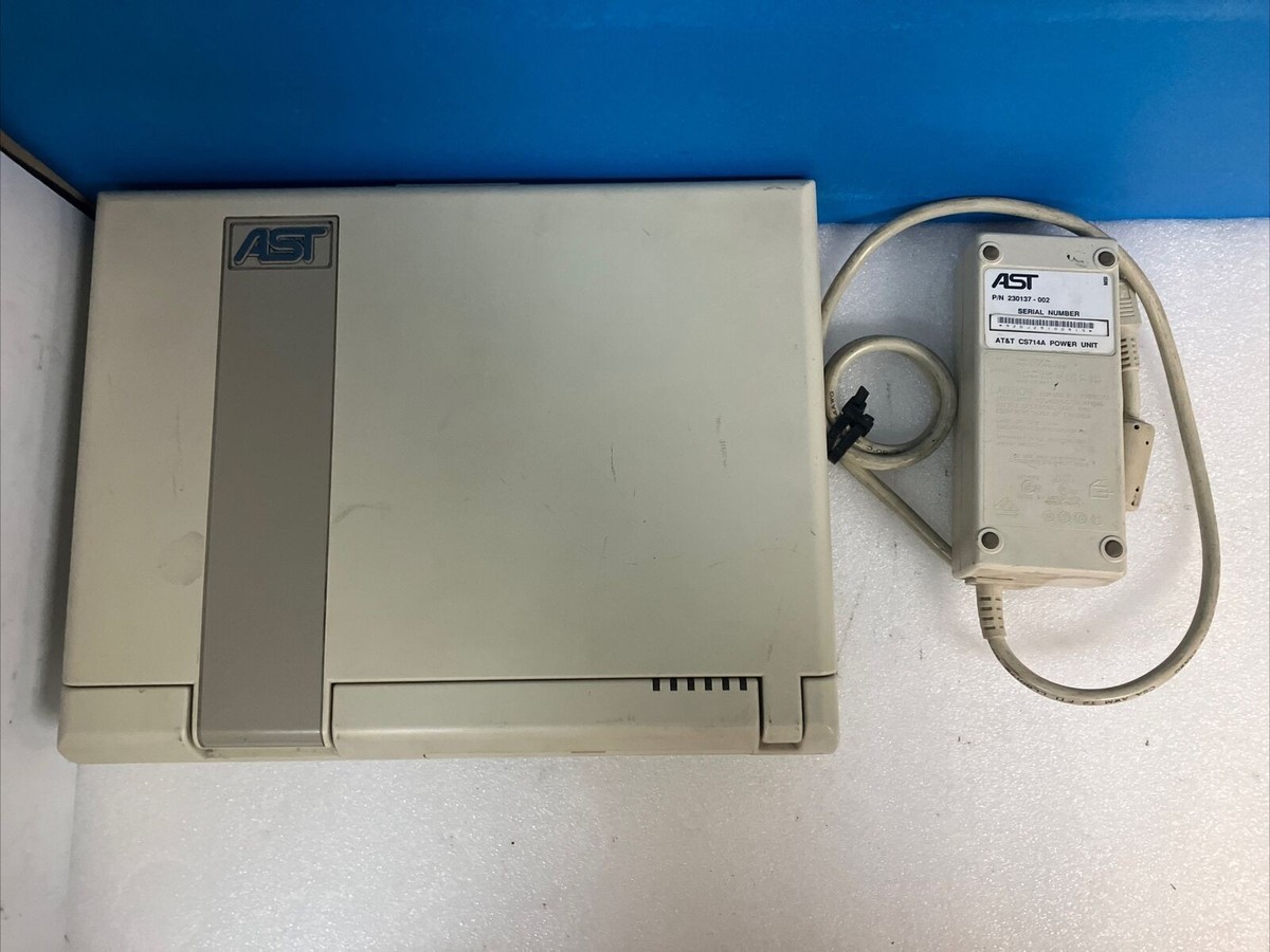 Vintage AST Premium Exec 386SX/25 Laptop Computer (Parts or repir