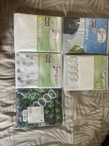 Duschvorhang 5er Set - Muss so schnell wie möglich verkauft werden, um Platz freizugeben