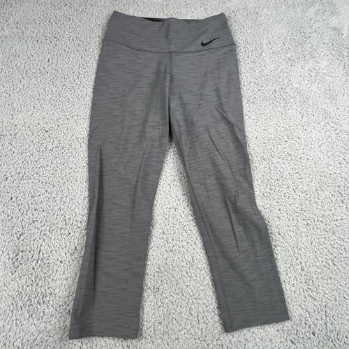Nike Spodnie Damskie XS Szare Dri-FIT Athletic Crop Yoga Legginsy 582791-071 Spandex - Zdjęcie 1 z 7