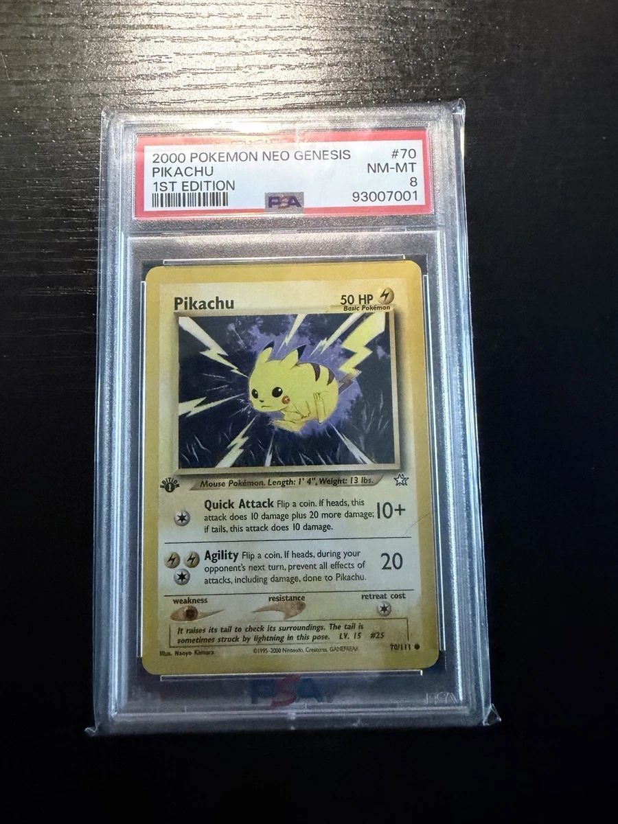 25+ Pokémon Pikachu Pokémon TCG Neo Genesis Individual Collectible
