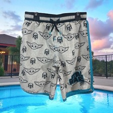 Star Wars Graphic Boys Swim Shorts Size 6/7