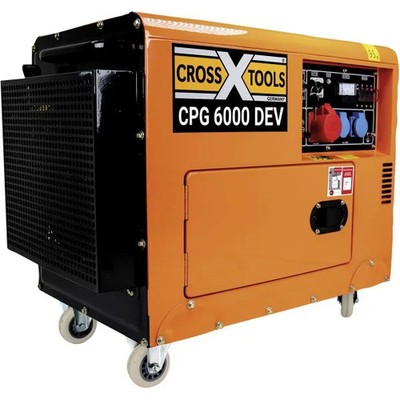 Cross Tools Diesel-Stromerzeuger CPG6000DEV 6300 W  Stromerzeuger