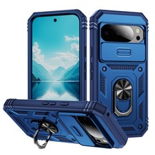 For Google Pixel 10 Pro XL/9 Pro/8 Magnetic Ring Stand Hybrid PC Back Hard Case