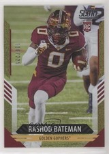 2021 Score Rookies Dots Gold 116/225 Rashod Bateman #327 1n0